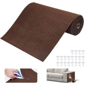 Self-Adhesive Cat Scratching Mat | Trimmable Couch & Furniture Protector